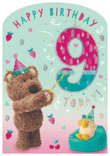 Picture of HAPPY 9TH BIRTHDAY CARD